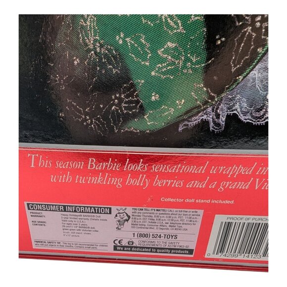 Happy Holidays Barbie Doll Special Edition 1997 By Mattel In Original Box #14123 - Picture 6 of 10